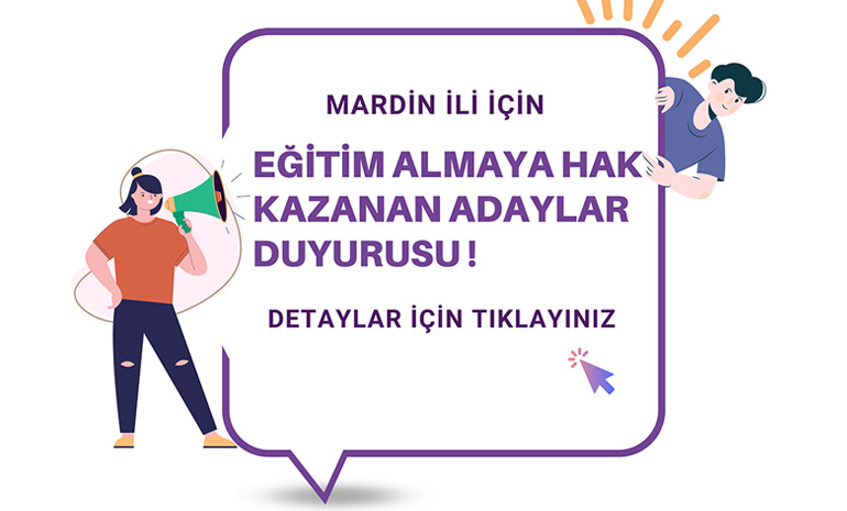 Eğitim Almaya Hak Kazanan Adaylar (Mardin)